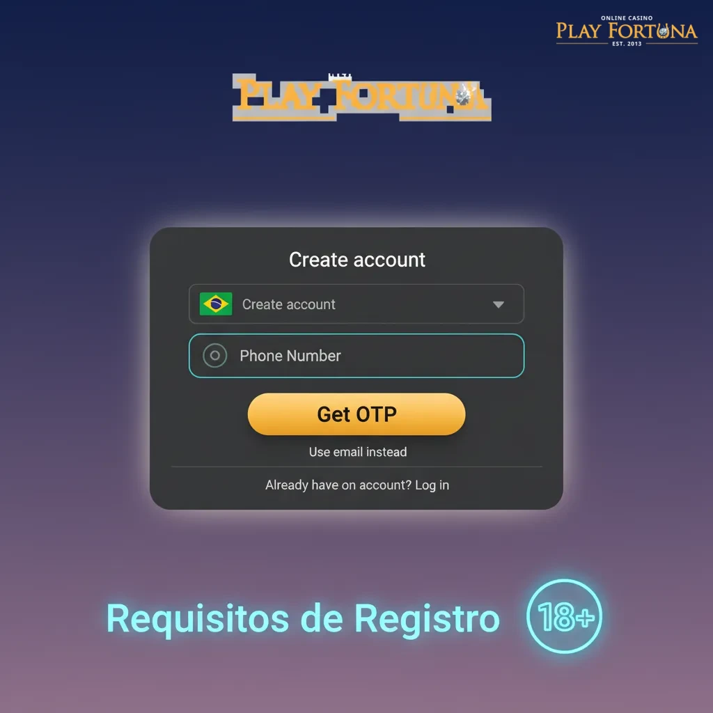 Requisitos de registro no Brasil: 18+, dados reais, KYC, documentos e pagamento no próprio nome.